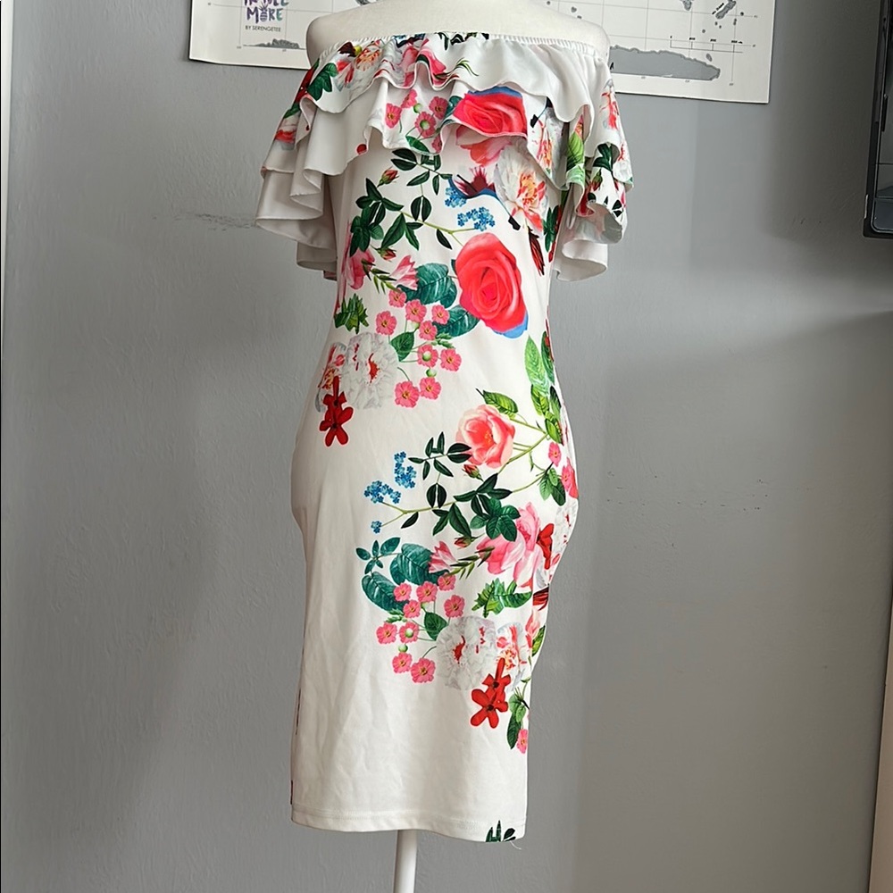Floral Off-Shoulder Dress